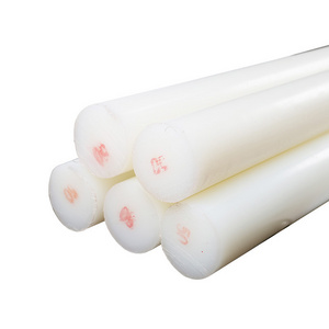 LANDU Natural white Nylon Rod Polyamide PA6 15-200mm Diameter customized Plastic Bar Plastic sticks