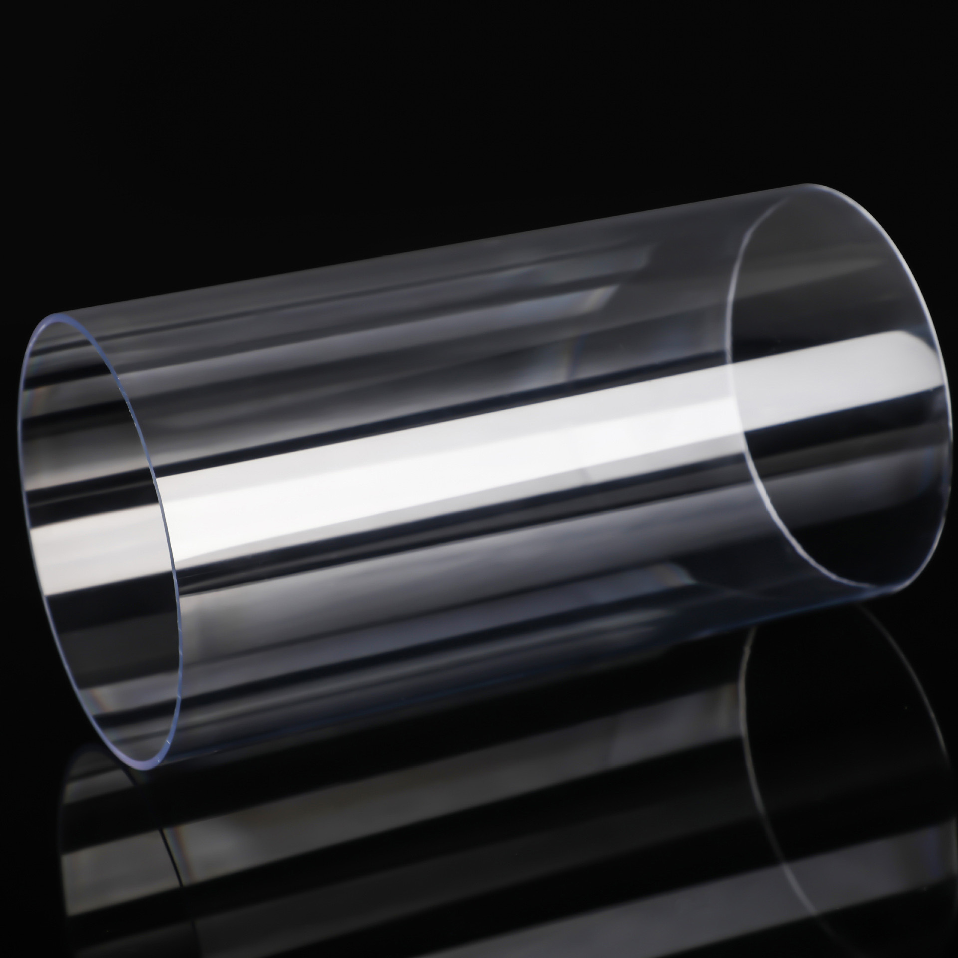 LANDU Large diameter Transparent plastic PMMA pipes clear round acrylic tube for Factory wholesale