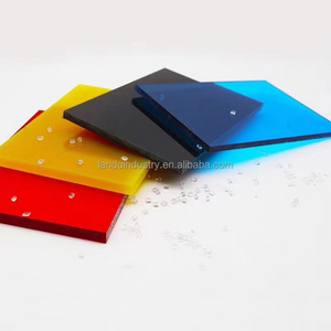 LANDU Transparent square plastic sheet Pmma Perspex Panel extrusion acrylic sheet