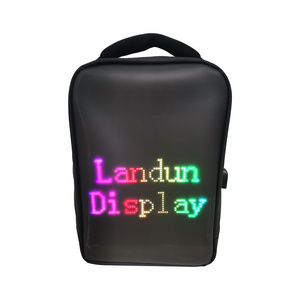 2024 New Led backpack with screen led rider led backpack billboard with programmable screen move advertising promotional screens