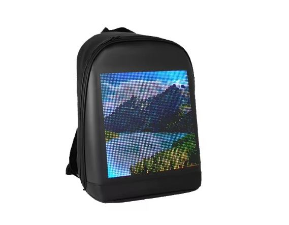 2024 New Led backpack with screen led rider led backpack billboard with programmable screen move advertising promotional screens