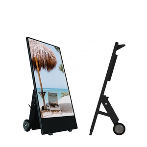 Waterproof 43 Inch Portable Battery Digital Signage and Displays LCD Advertising Player Advertising Display Screen Outdoor Kiosk