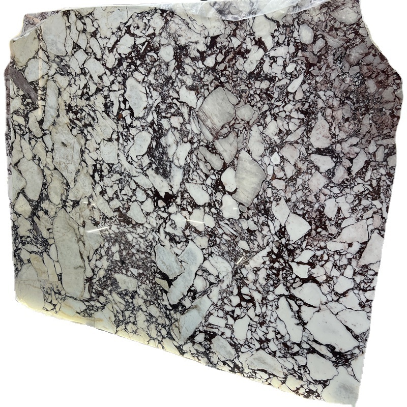 White Marble with Purple Veins Calacatta Viola Red Marble Slabs