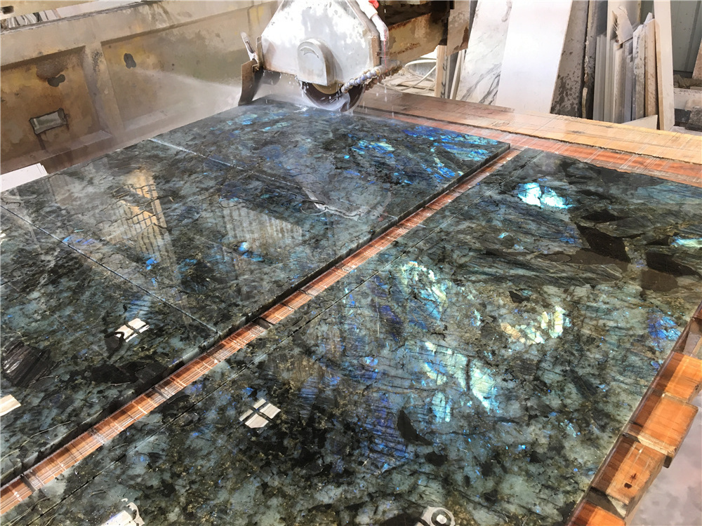 Excellent Quality  Natural Blue Stone Lemurian Blue Labradorite Blue Granite For Wall Floor Tiles