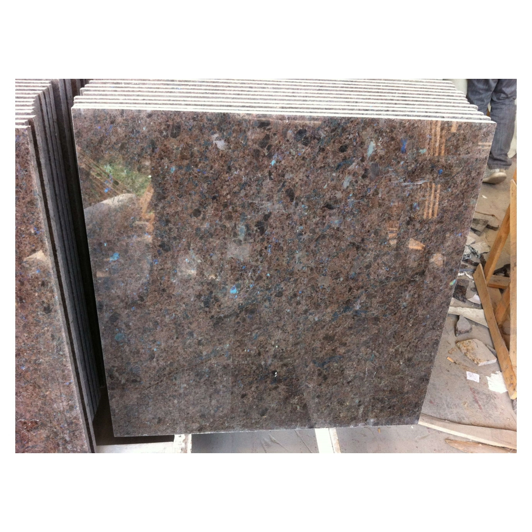 Cheap Price Polished Norway Stone Blue Labrador Antique Brown Granite For Interior Wall Floor Tiles