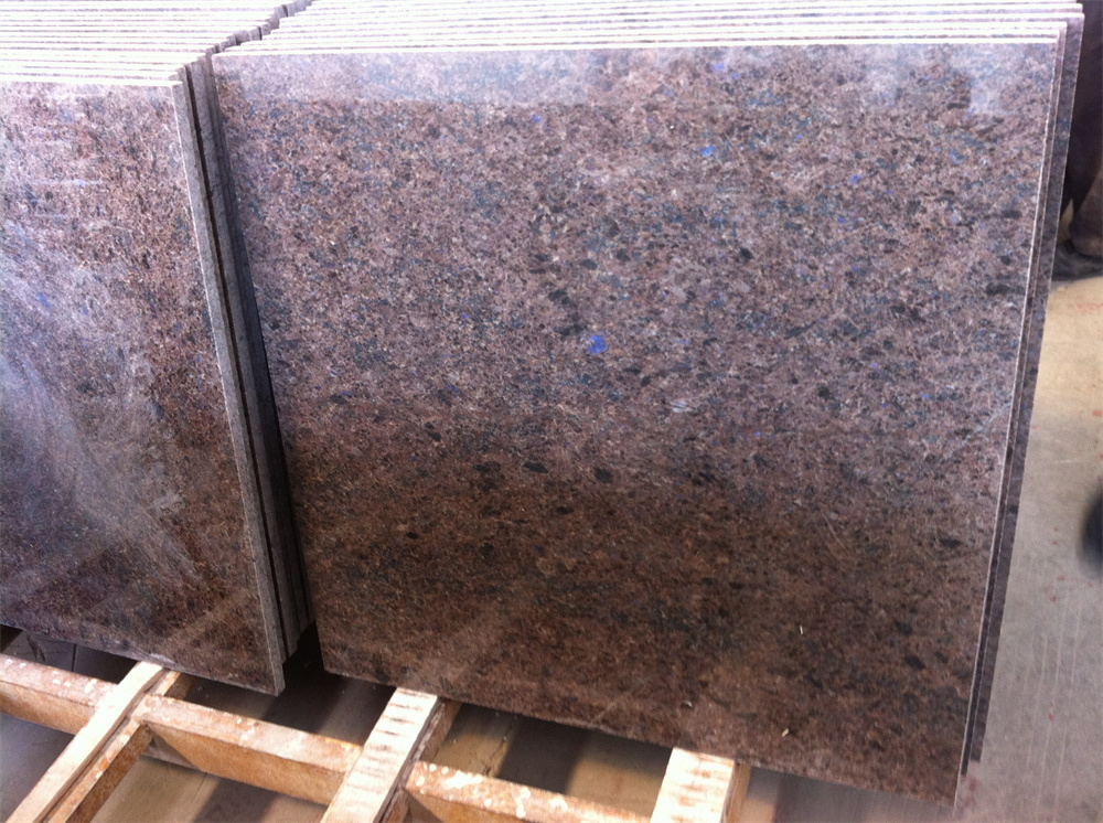 Cheap Price Polished Norway Stone Blue Labrador Antique Brown Granite For Interior Wall Floor Tiles