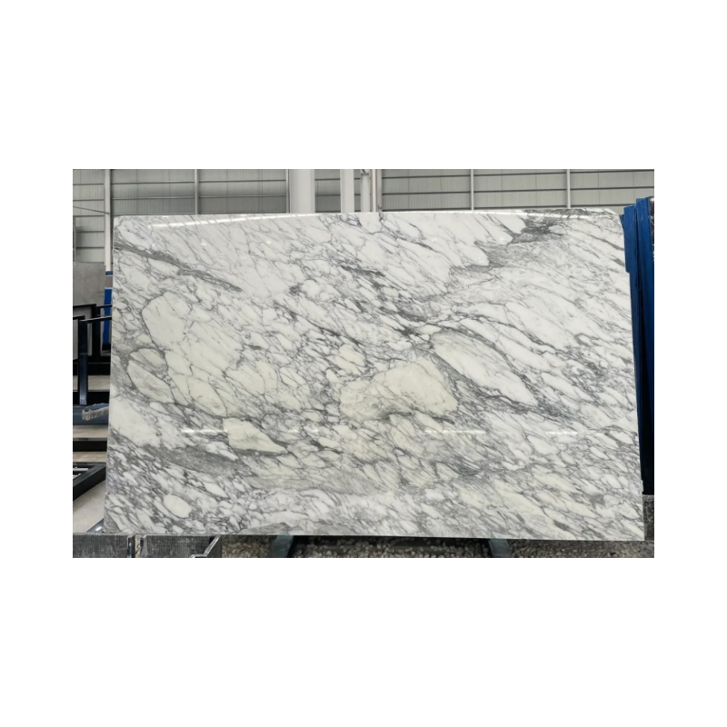 Exotic Custom White Natural Stone Polished Arabescato Corchia Marble Slab For Floor Tiles