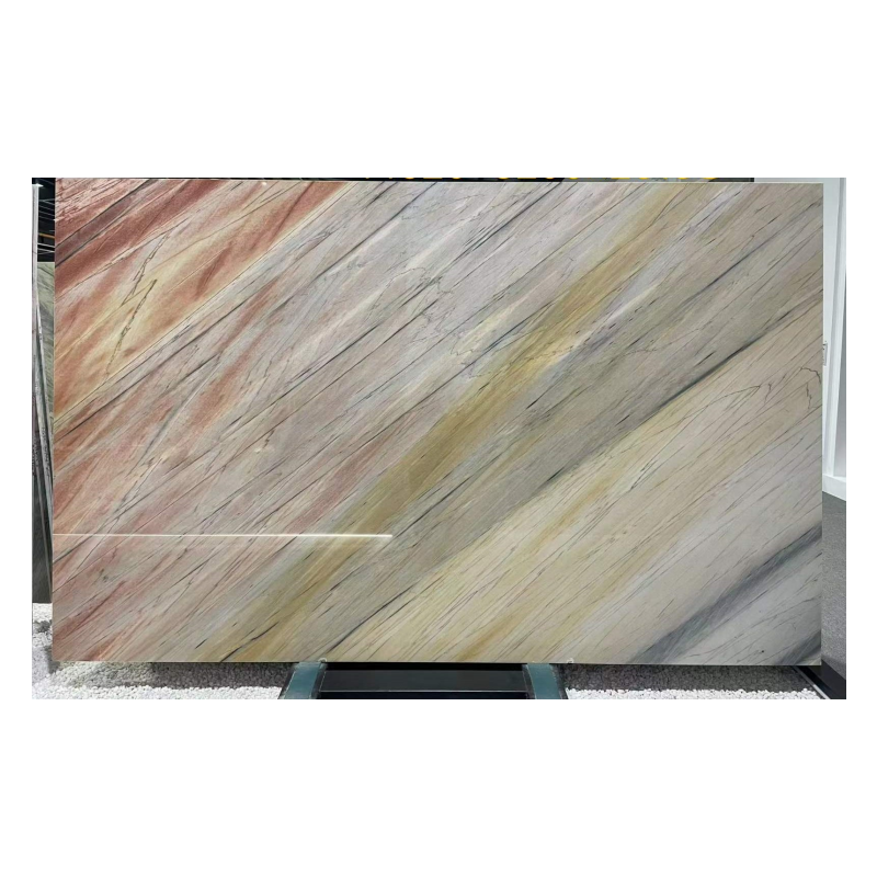 Azul Aurora Blue Quartzite Polished Slabs For Kitchen Countertop Flooring Wall