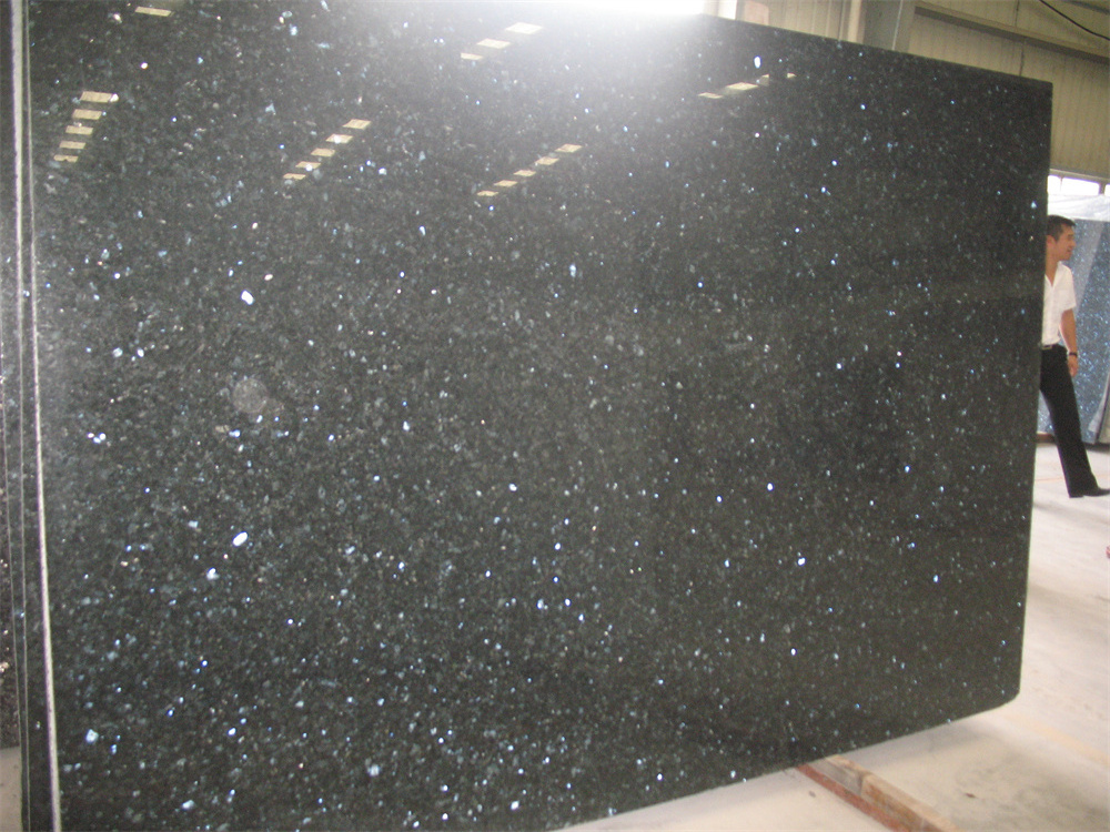 Luxury Polished Norway Labrador Blue Pearl Sliver Pearl Granite Slabs For Interior Kitchen Counertops