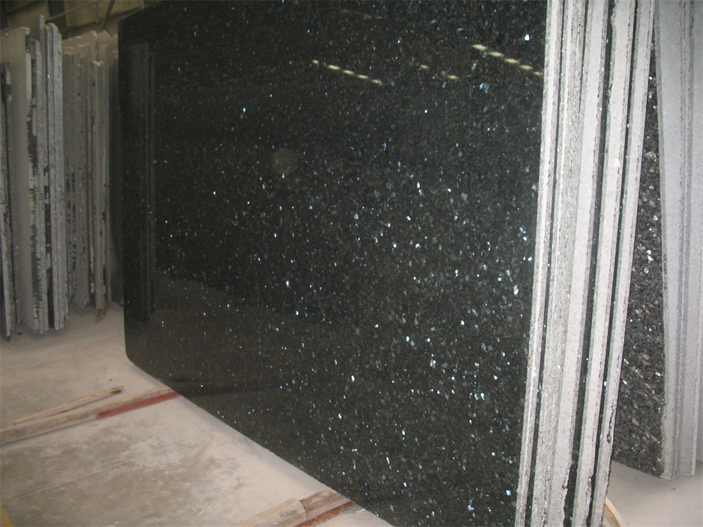 Luxury Polished Norway Labrador Blue Pearl Sliver Pearl Granite Slabs For Interior Kitchen Counertops