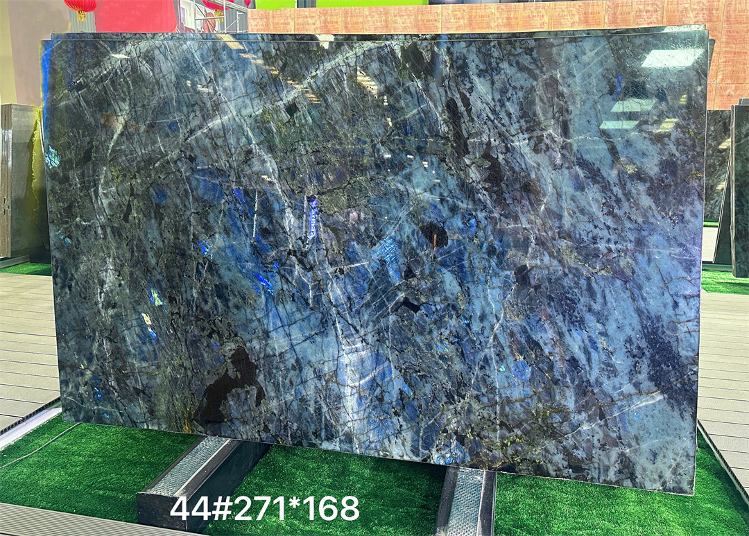 BLUE FLASH GRANITE Labradorite Blue Granite Lemurian Blue Floor Slabs Paving Tiles Large Granite Stone Supplier