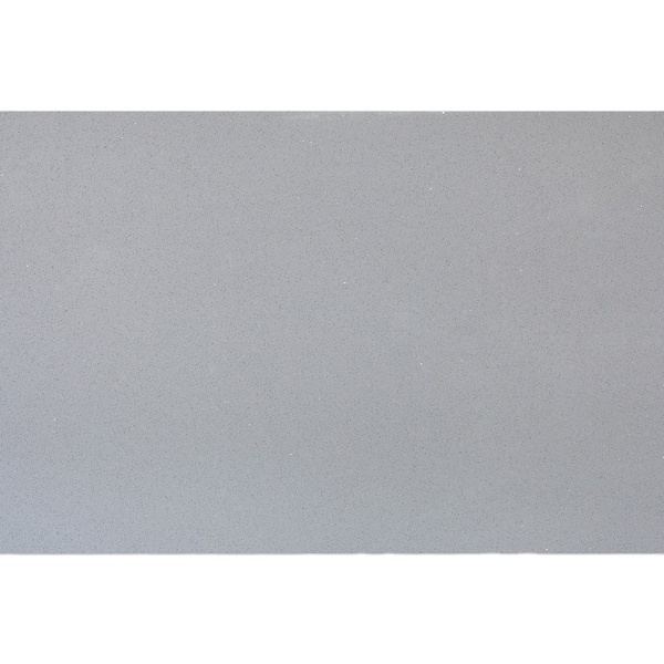 Wholesale Price Polished Jumbo Slab Sparkle Light Grey Mirror  Quartz For Interior Kitchen Counter Tops