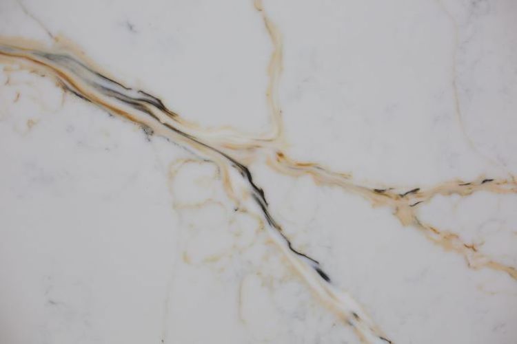 Calacatta Gold Quartz Polished Slabs For Kitchen Countertop Flooring Wall Cladding Interior Design