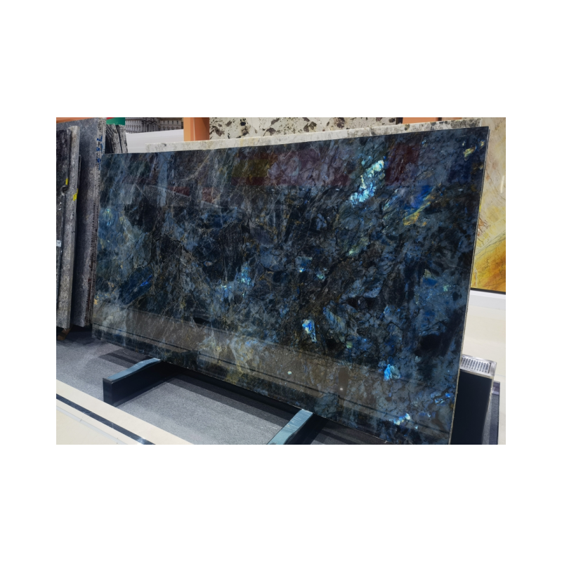 Landiview Luxury Labradorite Blue Lemurian Blue Granite for flooring, Kitchen top, Island , Bar and  Bathroom Vanity top