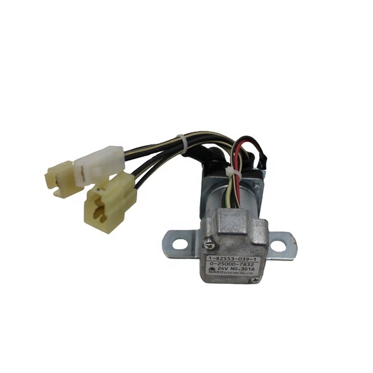 Original Parts ISUZU B240700000382 182553-0391 Safety Relay Starter Solenoid Relay Excavator Electric Parts For SANY