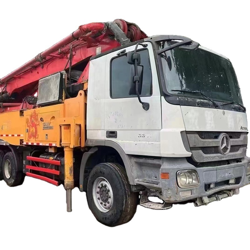 56m Concrete Mixer Pump Truck for Isuzu Chassis Used Secondhand Truck for Sany