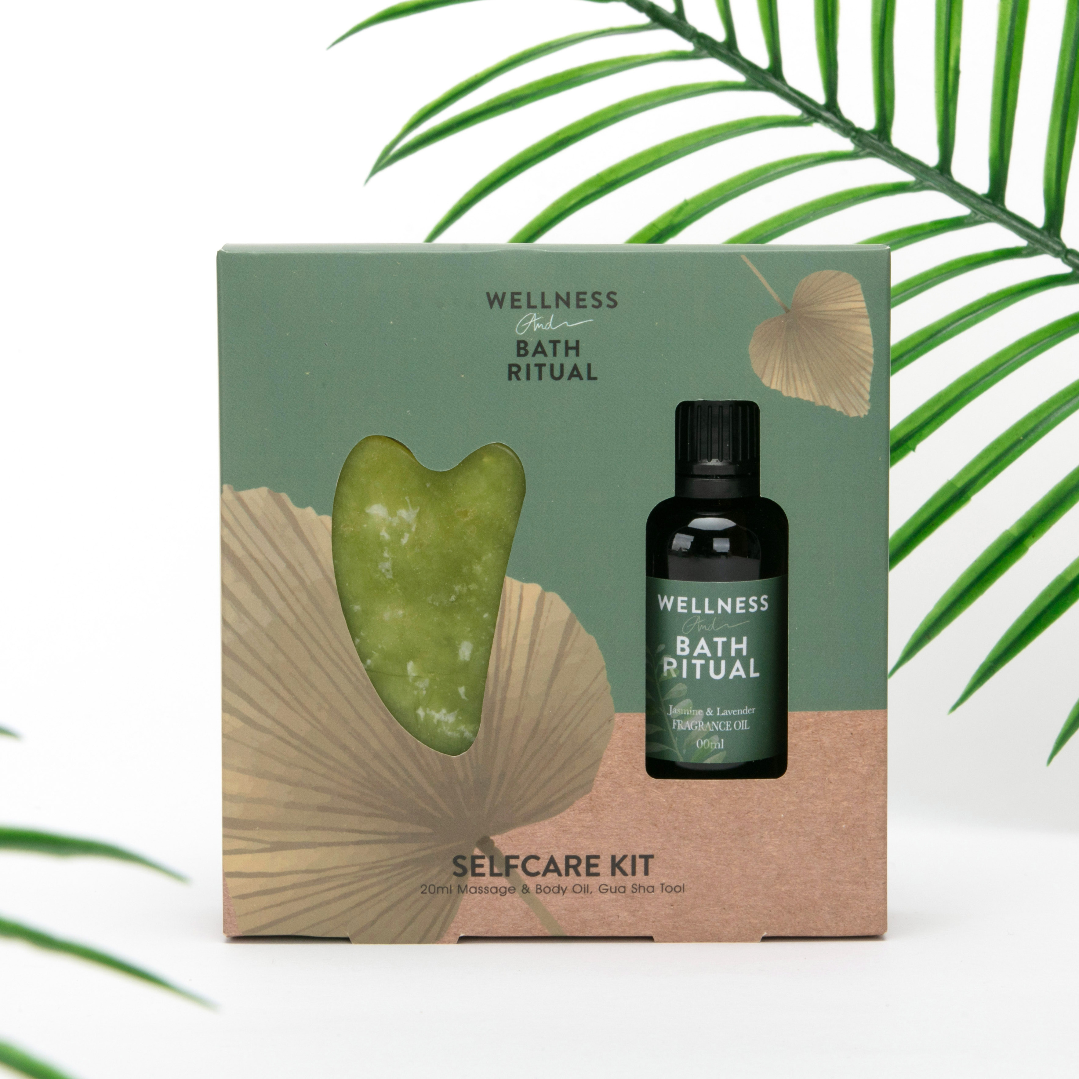 Wholesale Relaxing Hydrating Pure Organic Face Essential Oil Spa Skincare Gift Set With Jade Roller Gua Sha Tool