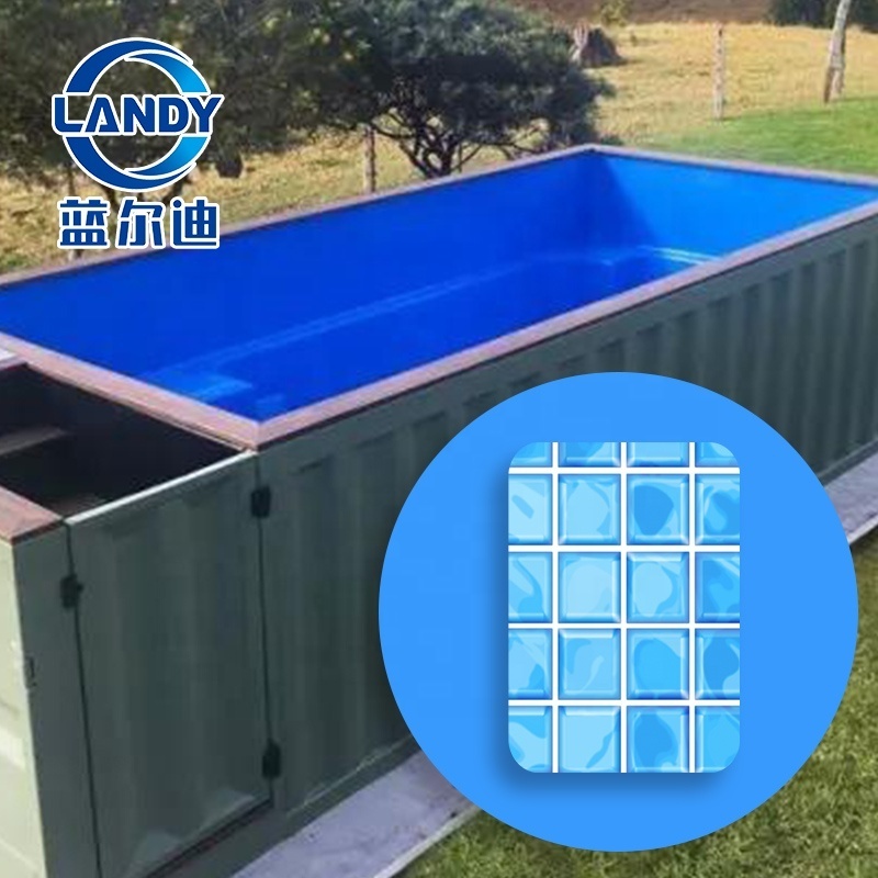 40ft Shipping Container Style Swimming Pool with Filter and Pump 4-6 person container stainless steel ground pool