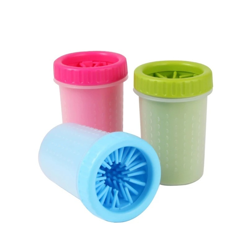 Hot Selling Portable Soft Silicone Dog Pet Paw Washer 2 In 1 Pet Foot Washing Cup For Dogs