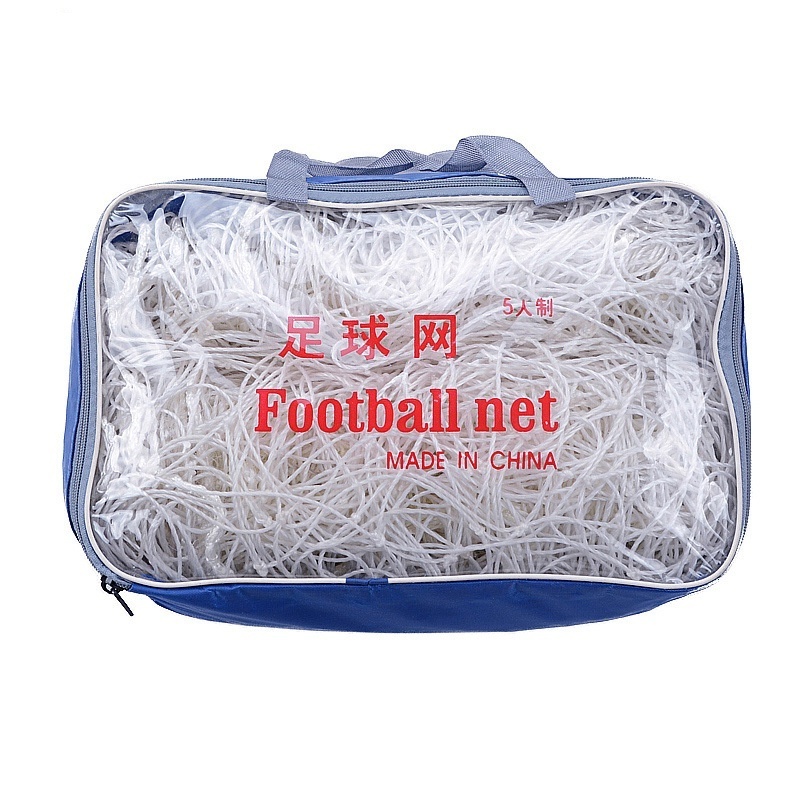 5 players soccer ball goal net guangzhou factory direct sell custom your own logo football net match for sale football net