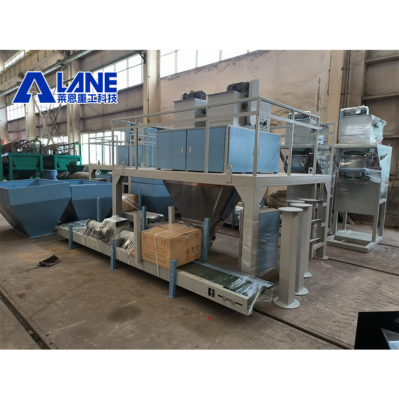 LANE Automatic 10kg - 50kg biological bacterial granular biogas disestate organic NPK fertilizer pellets packing machine