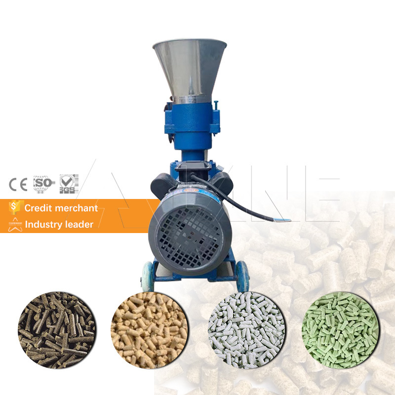 LANE Pelletizer Machine For Animal Feeds Farm Flat Die Feed Pellet Machine Feed Processing Machinery