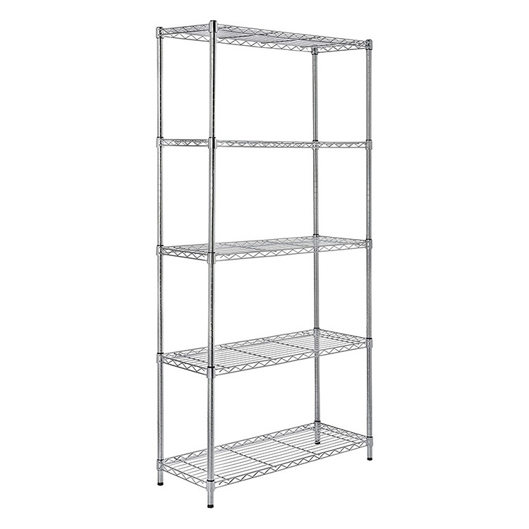 Lanejoy 5-Tier Wire Shelving Storage Adjustable Rack for Kitchen Pantry Workshop Living Room