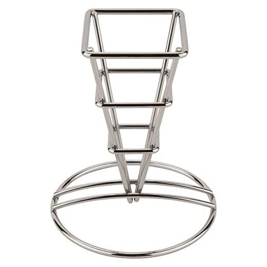 Hot Sell Stainless Steel square metal cone french fry Holder