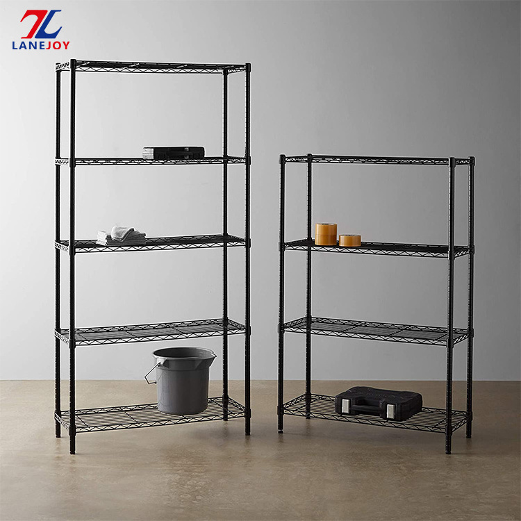 Lanejoy 5-Tier Wire Shelving Storage Adjustable Rack for Kitchen Pantry Workshop Living Room