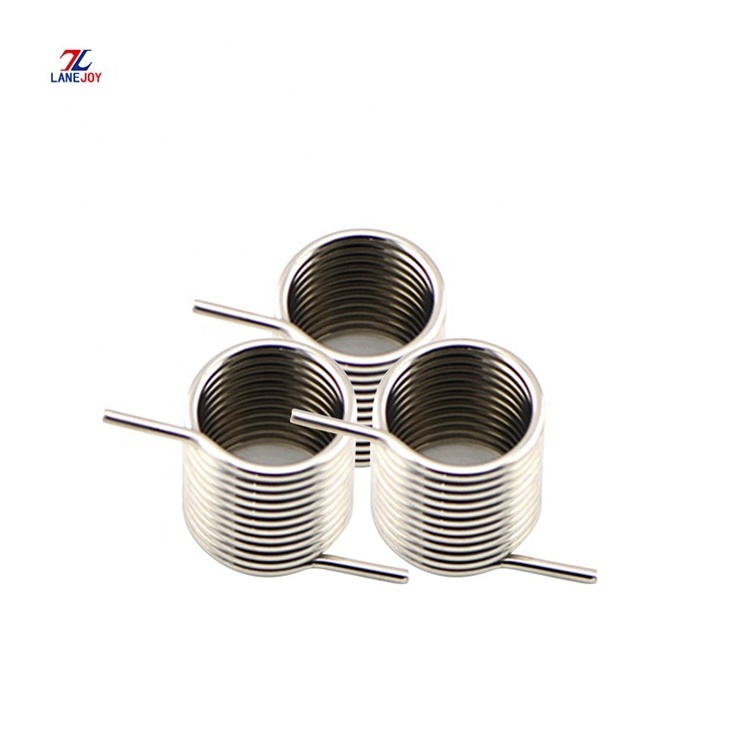 Hot Sale Carbon Steel Hair Clip Small Helical double Torsion Spring torsion springs