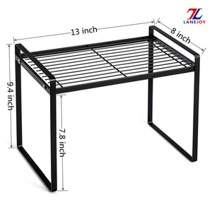 Organizer Cupboard Stand Spice Rack Cabinet Pantry Shelf Kitchen Metal Iron Storage Holders & Racks