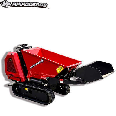 Rhinoceros Hot cheap small mini dumper 500kg/800kg mini track dumper china crawler dumper mini transporter For Construction