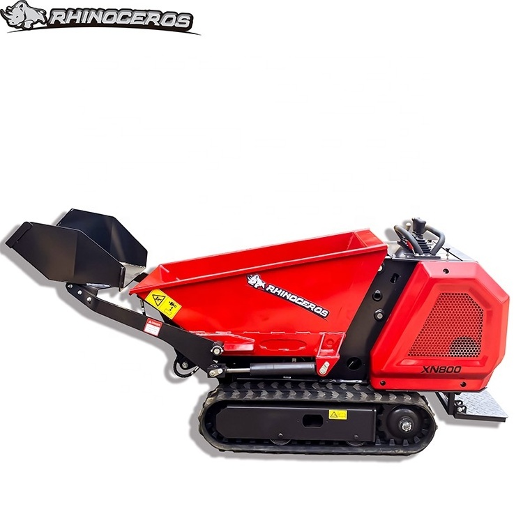 Free Delivery Garden farm Track Lifting function MiniDumper 1 Ton Small Crawler Dumper 500KG 1000KG Mini Dumper