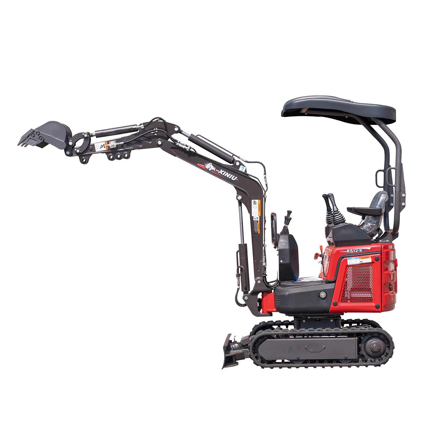 Earth-moving machinery Chinese small mini digger excavator 1 ton mini digger excavator prices for sale KS12-9