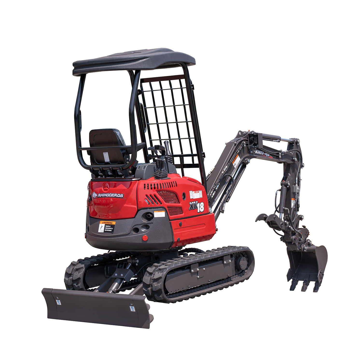 Rhinoceros New mini bagger 1t 1.2t 1.8t 2t 2.5t Mini bagger Small Excavator With boom swing Euro 5 engine mini excavators