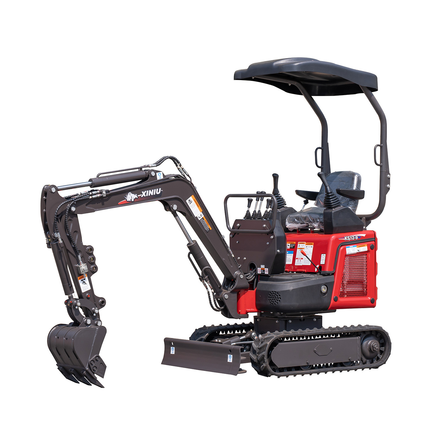 Earth-moving machinery Chinese small mini digger excavator 1 ton mini digger excavator prices for sale KS12-9