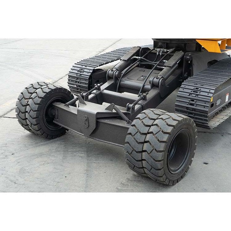 Rhinoceros wheel excavator machine 6.5 ton 7.5 ton 13 ton 18 ton 23 ton Wheel Crawler Excavators for sale