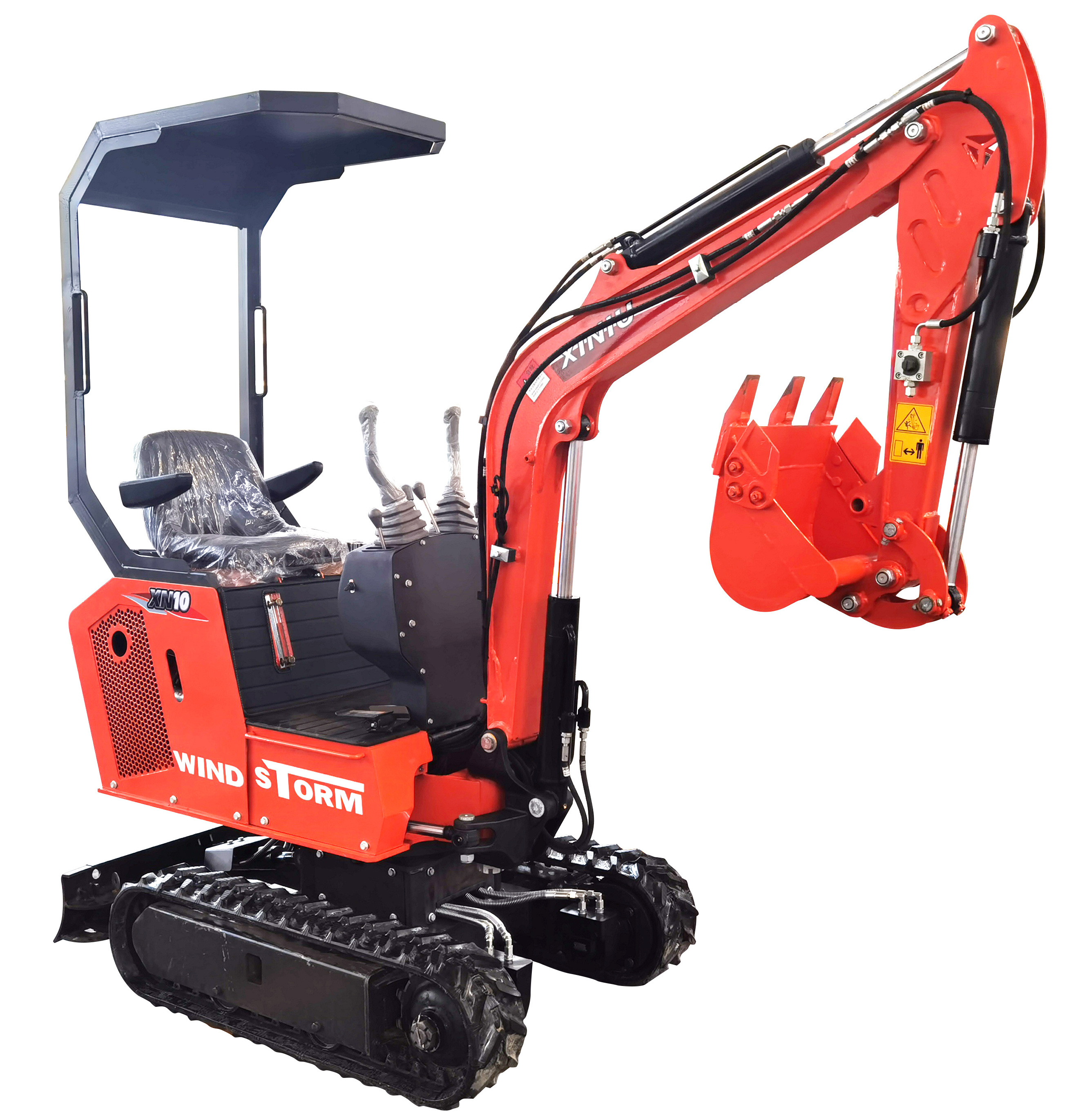 RINOCEROS XINIU 1 Ton China Cheap Mini Crawler Excavator,Windstorm XN10 Minidigger For Sale