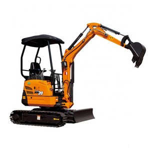 2 ton excavator with rubber track digger Rhinoceros mini excavator xn20 Japan Brand Engine Excavator CE EPA Rubber tire