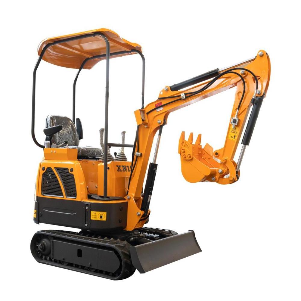 Rhinoceros XN12 small digger machine 1 ton bagger mini crawler excavators price minibagger excavadora with CE ISO certificate