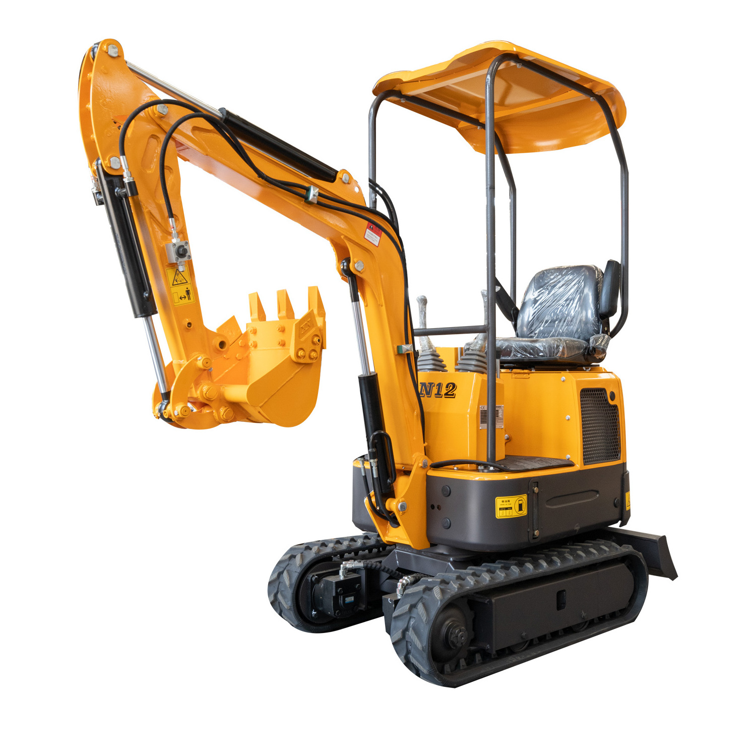 Rhinoceros XN12 small digger machine 1 ton bagger mini crawler excavators price minibagger excavadora with CE ISO certificate