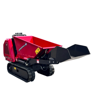 Self loading mini dumper crawler garden loader automatic wheelbarrow Rhinoceros 800kg small dumper for sale in Greece