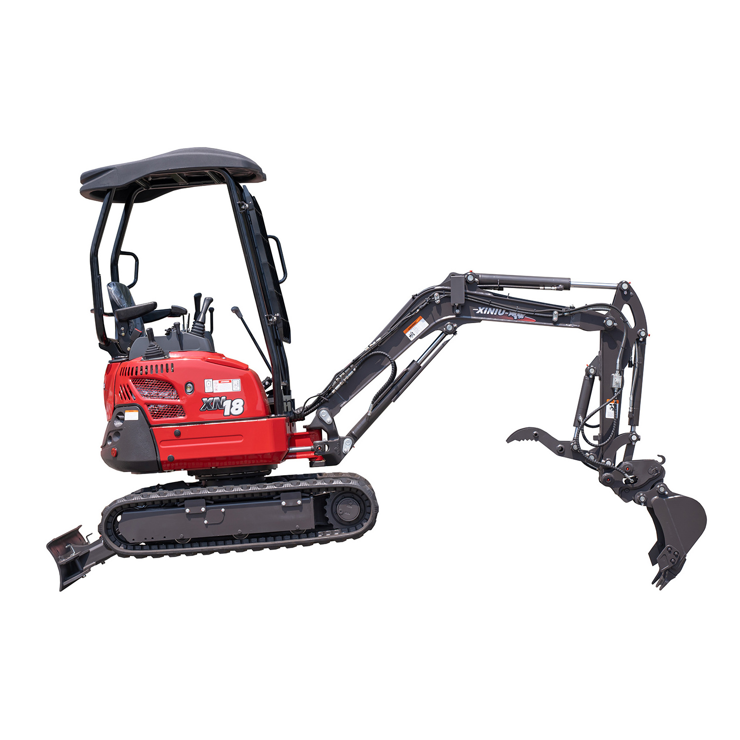 Rhinoceros New mini bagger 1t 1.2t 1.8t 2t 2.5t Mini bagger Small Excavator With boom swing Euro 5 engine mini excavators