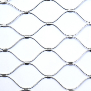 Landslid Protect Rope Wire Mesh Stainless Steel Wire Rope Mesh Netting For Zoo