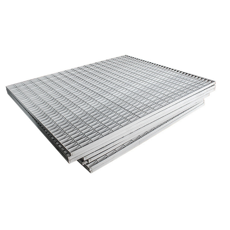 Rain Water Drainage Trench Cover Stainless Steel Floor Drain With Grating Sheet Hot Dip Galvanized Metal Steel Grating