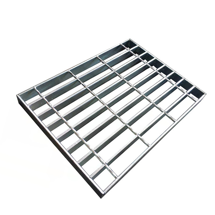 Rain Water Drainage Trench Cover Stainless Steel Floor Drain With Grating Sheet Hot Dip Galvanized Metal Steel Grating