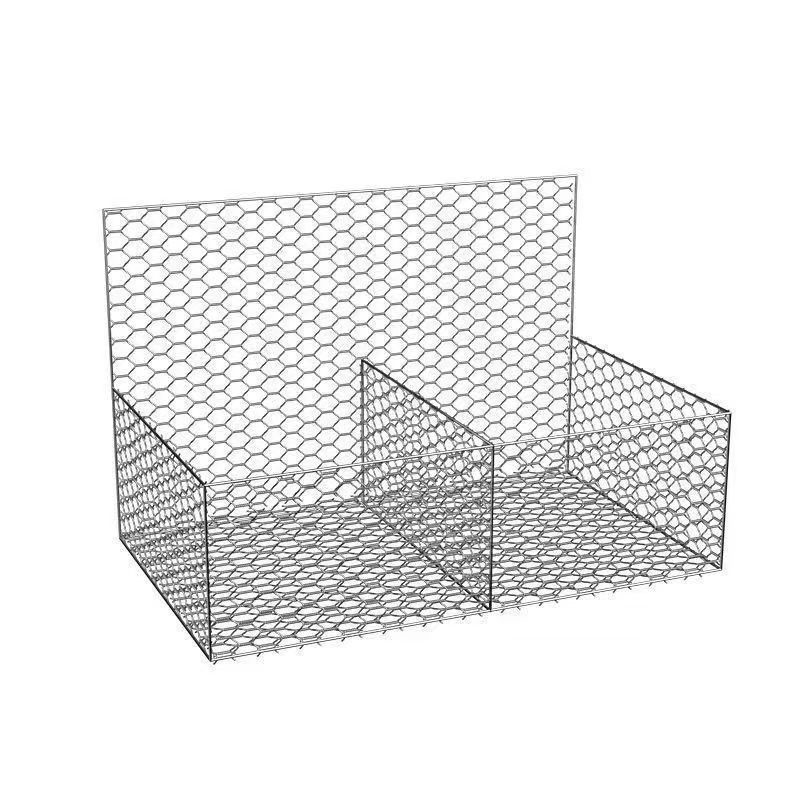 Stainless Steel Gabion Basket Welded Iron Wire Mesh Black Gabion Basket