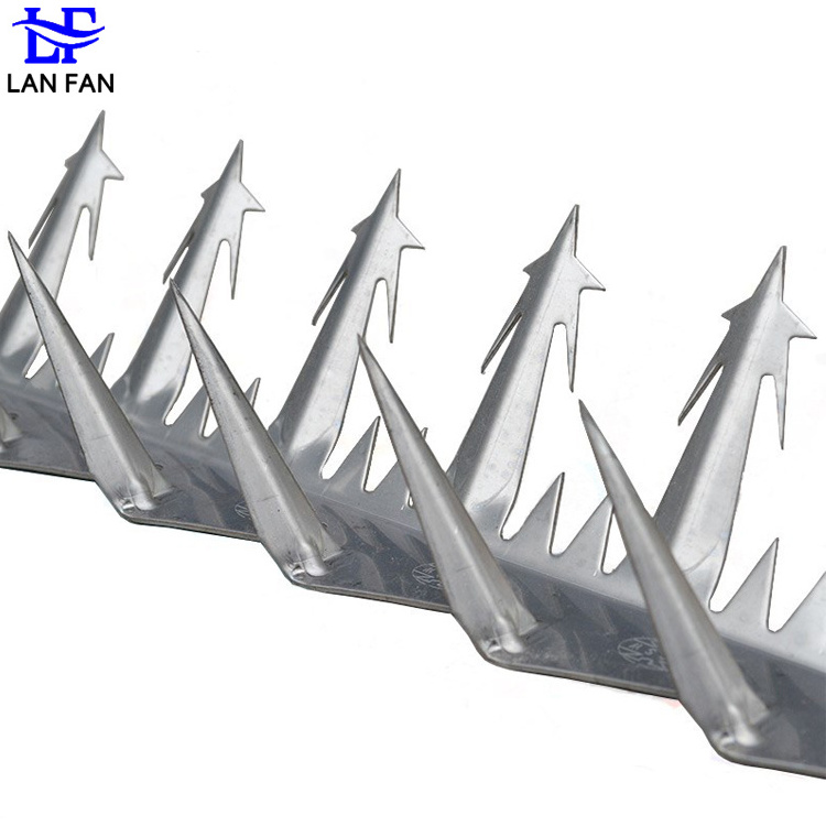 Barbed Wire Spike for Fence Top Fence Spikes with Metal Prongs for Secure Fencing Top Mounting