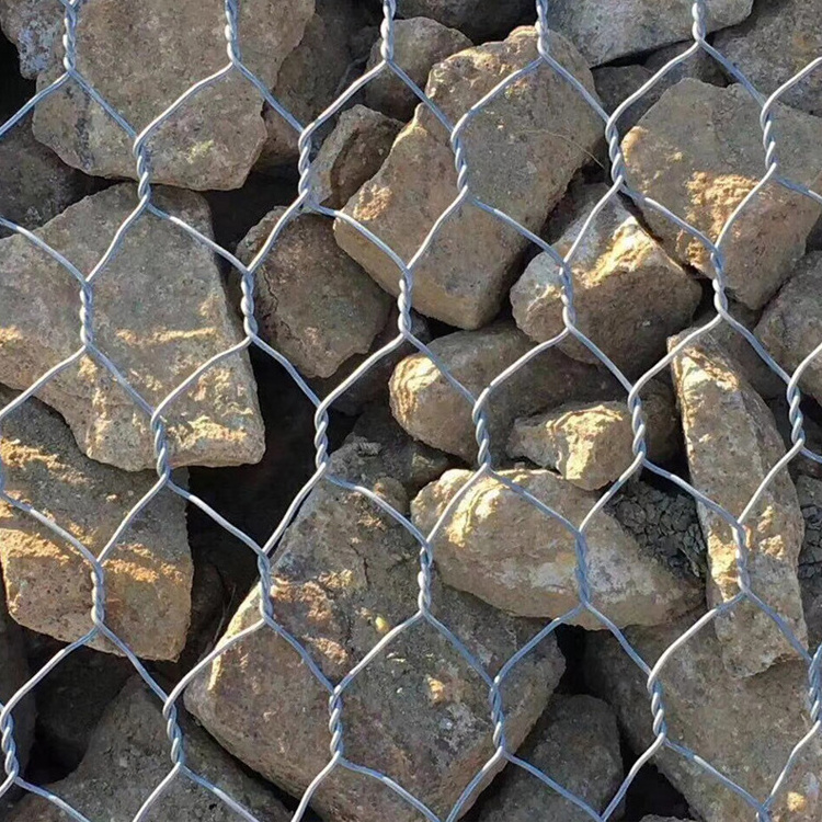 Galvanized Iron Wire Gabion Box PVC Coated Wish Mesh Gabion Durable and Rust-Resistant