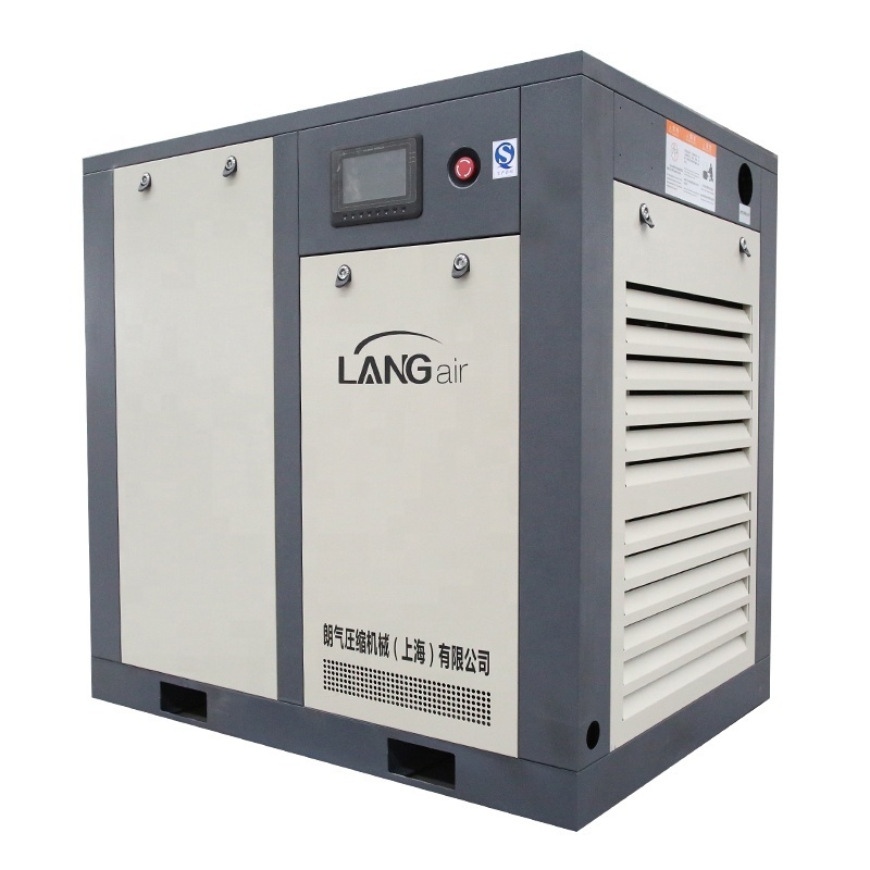 low vibration 22KW 30HP 116 PSI Belt Driven screw type air compressor on sale